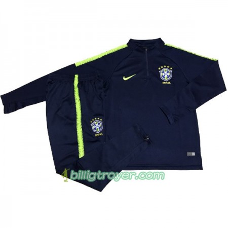 Brasil Trenings Collegegenser Set 2018 Blå II